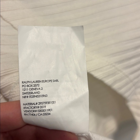 Club Monaco Cream Short Sleeve Wrap Top - Picture 6 of 6